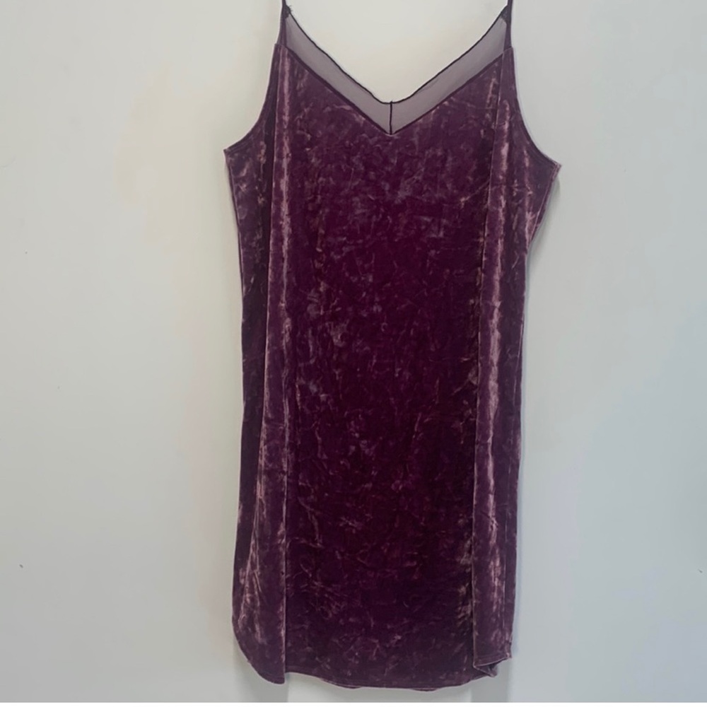 Lilac Wine purple velvet dress size xs
